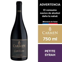 Vino Carmen Gran Reserva Petite Syrah 750 Ml.