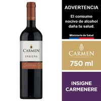 Vino Carmen Insigne Carmenere 750 Ml.