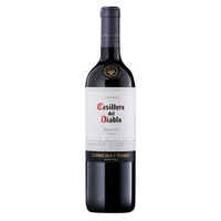 Vino Casillero Del Diablo Merlot Botella 750cc