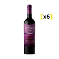 Vino Castillo De Molina Gran Reserva Red Blend Botella 750cc X6