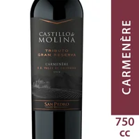 Vino Castillo De Molina Tributo Carmenere 750cc