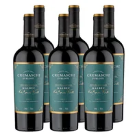 Vino Cremaschi Furlotti Edición Limitada Malbec 750ml X6 ($7.590 c/u)