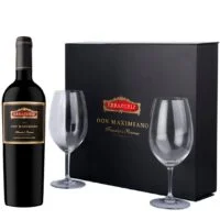 Vino Errazuriz Don Maximiano Cabernet Sauvignon 2018 + 2 Copas