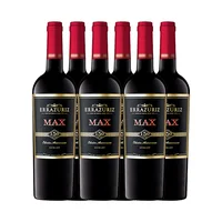 Vino Errazuriz Max Merlot Botella 750cc X6