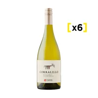 Vino Matetic Corralillo Sauvignon Blanc Botella 750cc X6