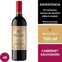 Vino Medalla Real Gran Reserva Cabernet Sauvignon 6 X 750 Ml.