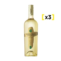 Vino Misiones De Rengo Reserva Sauvignon Blanc Botella 750cc X3