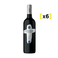 Vino Misiones De Rengo Varietal Merlot Botella 750cc X6