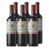 Vino Montes Alpha Merlot 750cc x6 ($10.990 c/u)