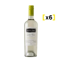 Vino Santa Ema Select Terroir Sauvignon Blanc Botella 750cc X6