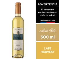 Vino Santa Rita Late Harvest Sauvignon Blanc – Gewurztraminer – Semillon 500 Ml.