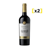 Vino Tarapaca Reserva Carmenere Botella 750cc X2