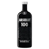 Vodka Absolut 100 Black 1 Litro 50˚