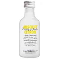 Vodka Absolut Citron 40º Miniatura 50cc