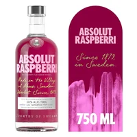 Vodka Absolut raspberri botella 750 ml