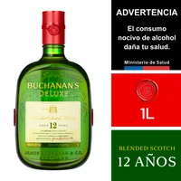 Whisky Buchanans Deluxe 12 Años 40˚ - 1L