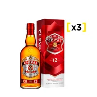 Whisky Chivas Regal 12 Años 750 Cc X3