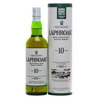 Whisky Laphroaig Single Malt 10 años 700cc 40° alc.