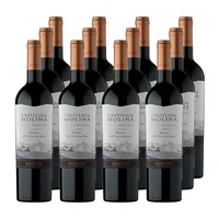 x12 Vino Castillo de Molina Gran Reserva Merlot 750cc ($4.990 c/u)