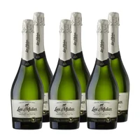 x6 Espumante Las Mulas Extra Brut Uva País 750ml ($5.790 c/u)