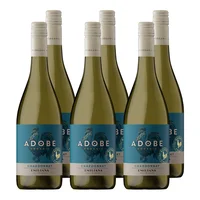 x6 Vino Adobe Reserva Chardonnay 750cc ($3.690 c/u)