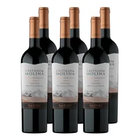 x6 Vino Castillo de Molina Gran Reserva Carmenere 750cc ($4.990 c/u)