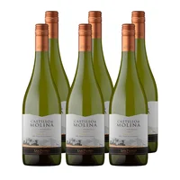 x6 Vino Castillo de Molina Gran Reserva Chardonnay 750cc ($5.490 c/u)