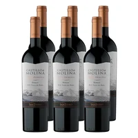 x6 Vino Castillo de Molina Gran reserva Merlot 750cc ($5.490/u)