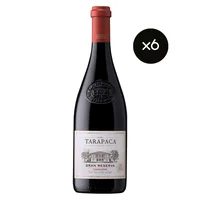 x6 Vinos Tarapacá Gran Reserva Carmenere ($5.890 c/u)