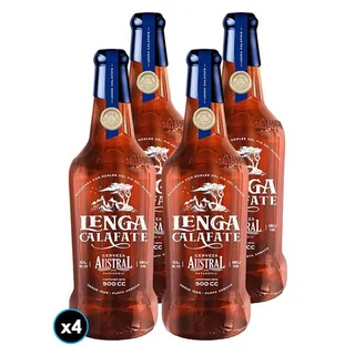 4x Cerveza Austral Lenga Calafate 500cc