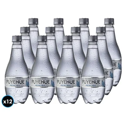 12x Agua Mineral Puyehue Light Gas 500cc