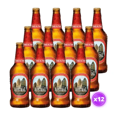 12x Cerveza Austral - Torres del Paine - Botella 500cc