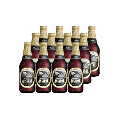 12x Cerveza Austral Yagan Botellín 330cc