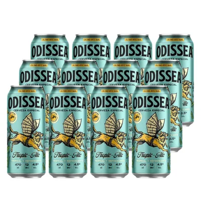 12x Cerveza Kross Odissea Tropic Ale 4,5˚ - 470cc