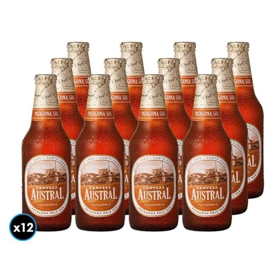 12x Cervezas Austral Patagona 508 en Botellas 330cc