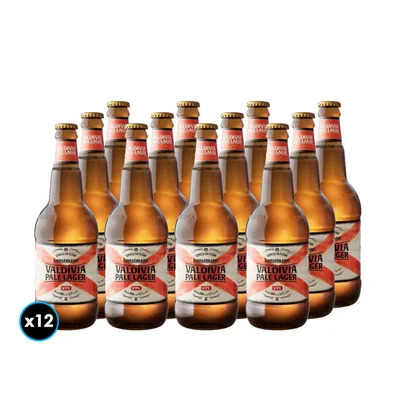 12x Cervezas Kunstmann Valdivia Pale Lager Botella 500cc