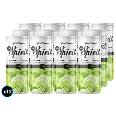 12x Coctel MG Spirit Mojito 330cc 5.5°alc.