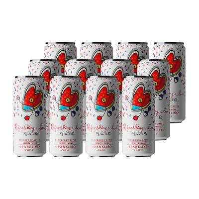 12x Espumante Refreshing Love Renate Neumann Lata 310cc