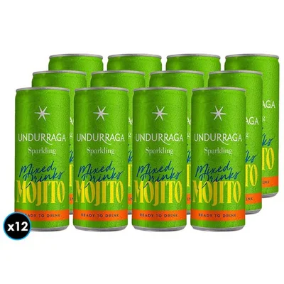 12x Undurraga Ready to Drink Mojito 250cc 13°alc.