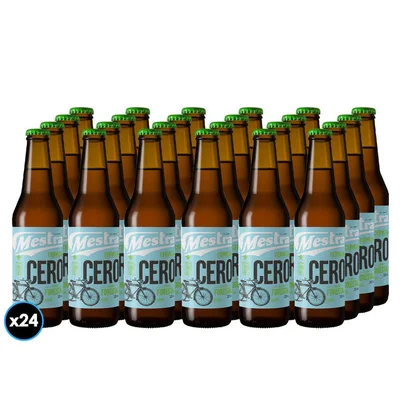 24x Cerveza Mestra 0% Alcohol Botella 330cc