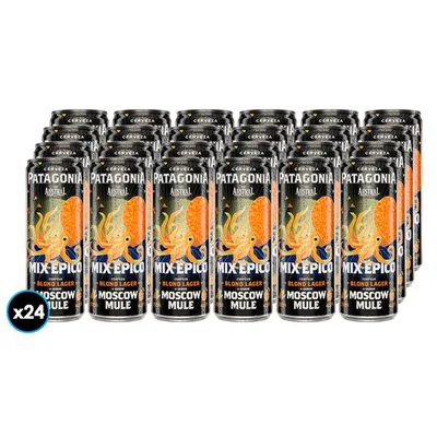 24x Cerveza Patagonia Moscow Mule Lata 350cc