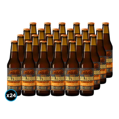 24x Cerveza Salzburg Dopplebock Botella 330cc