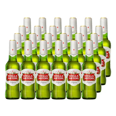 24x Cerveza Stella Artois Lager 5,0˚ - Botella 330cc