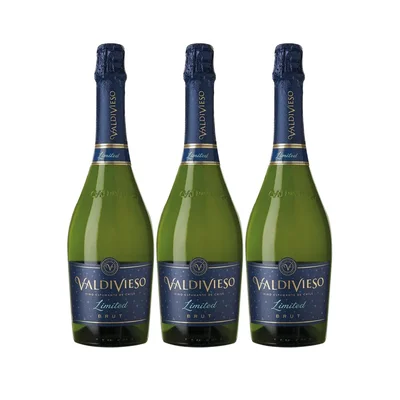 3x Espumantes Valdivieso Limited Variedades 750cc