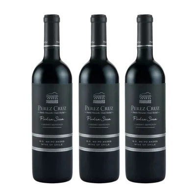 3x Vino Perez Cruz Piedra Seca Cabernet Sauvignon - 750ml