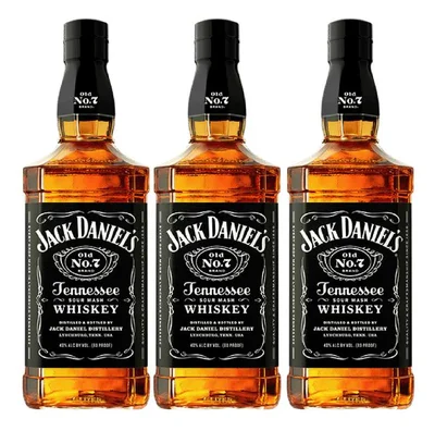 3x Whiskey Jack Daniels Old N7 750cc
