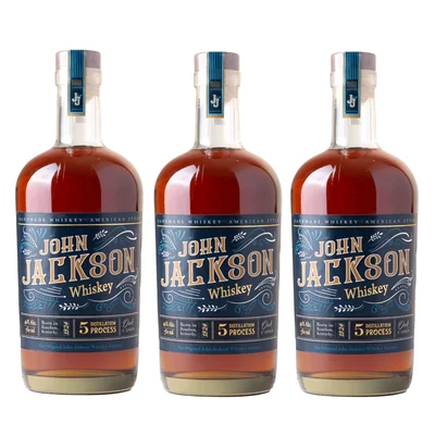 3x Whisky John Jackson Original 40˚ - 750ml