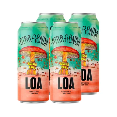4x Cerveza LOA Otra Ronda 470cc