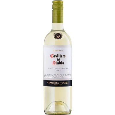 6 Vino Casillero Del Diablo Rsva Sauvignon Blanc 750cc