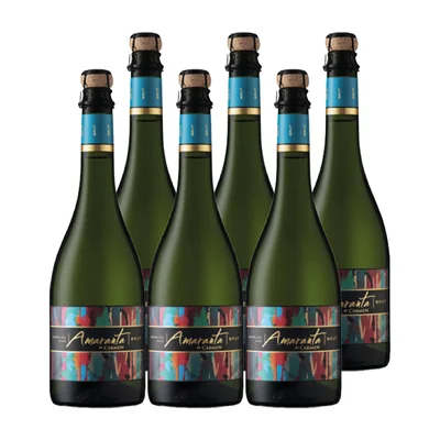 6x Espumante Amaranta Brut 750cc